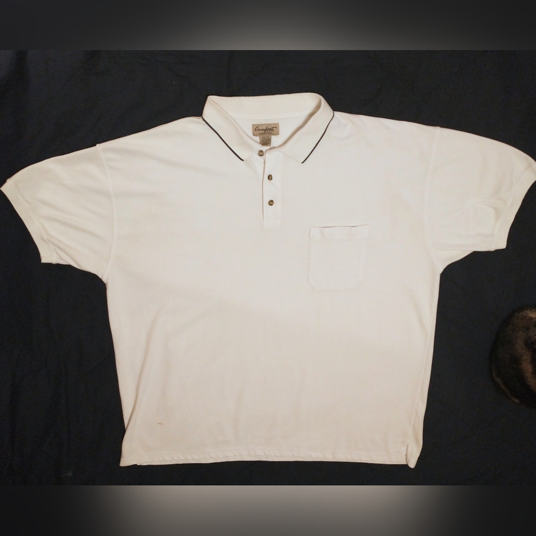Comfort Zone George Foreman Short Sleeve Collared Polo Shirt Men's Plus Size 4xl